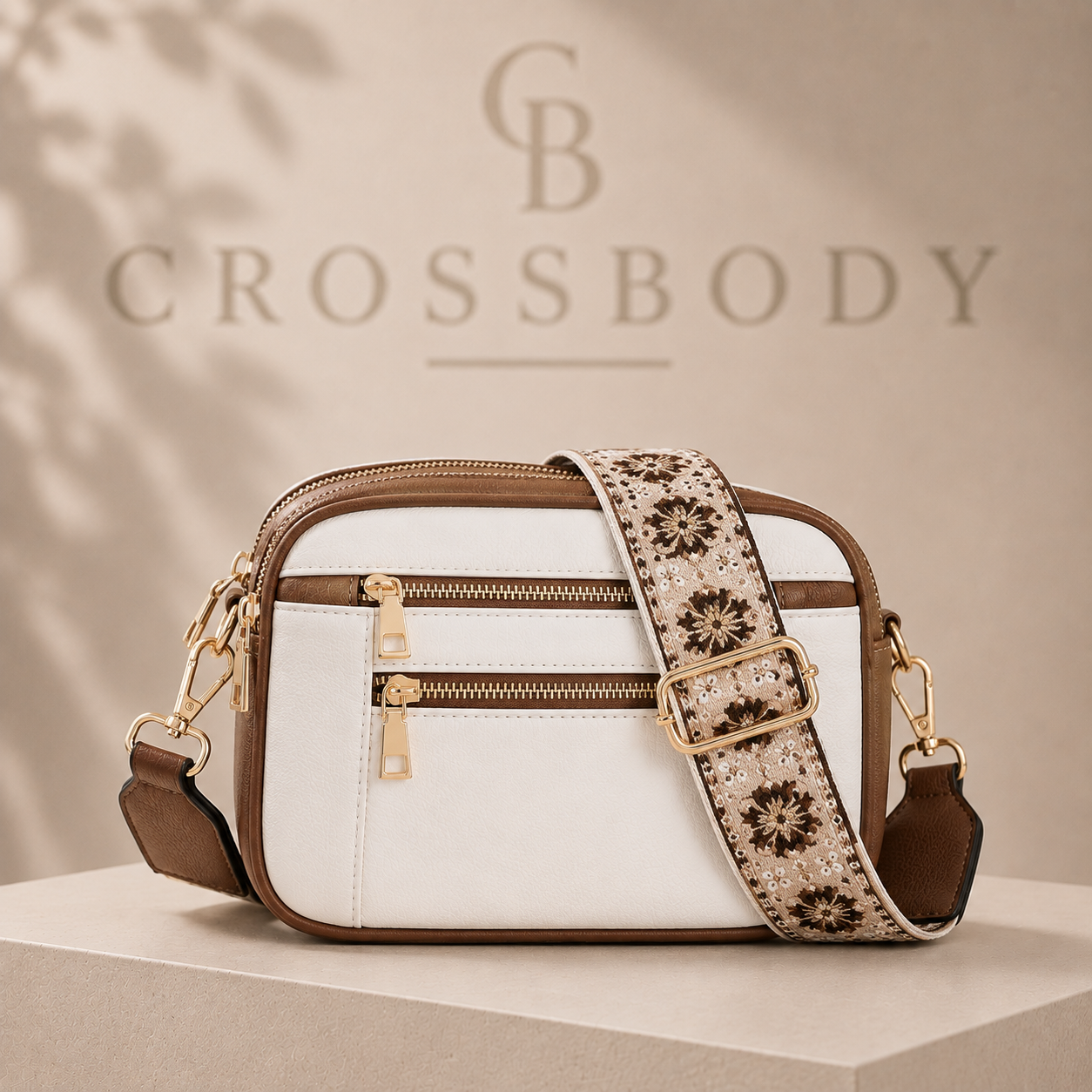 Multi-Pocket Crossbody Bag