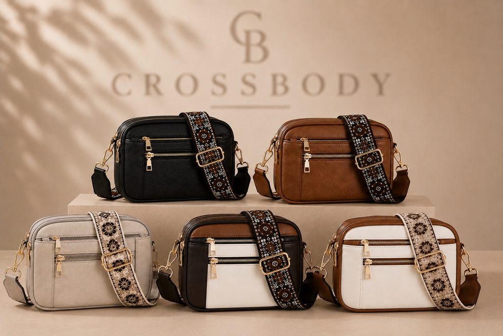 Multi-Pocket Crossbody Bag