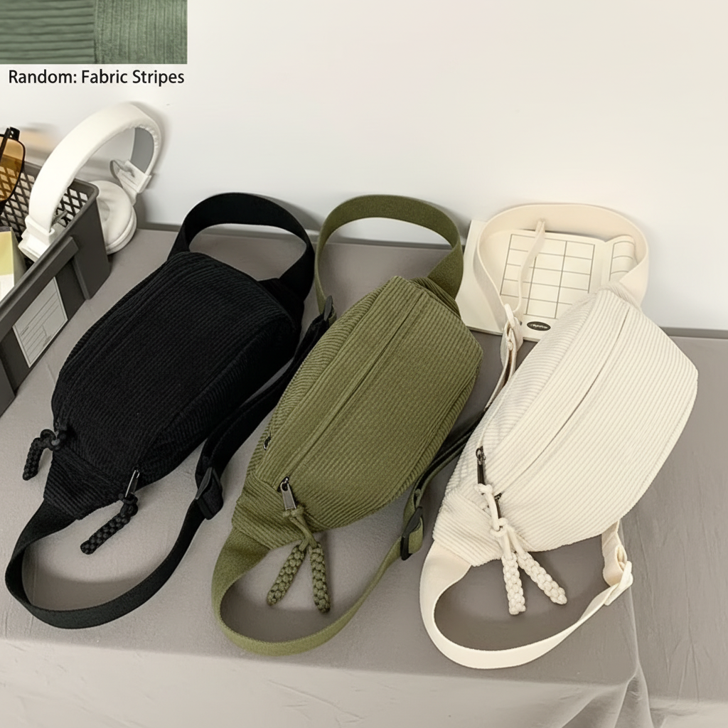 Corduroy Crossbody Colour Range