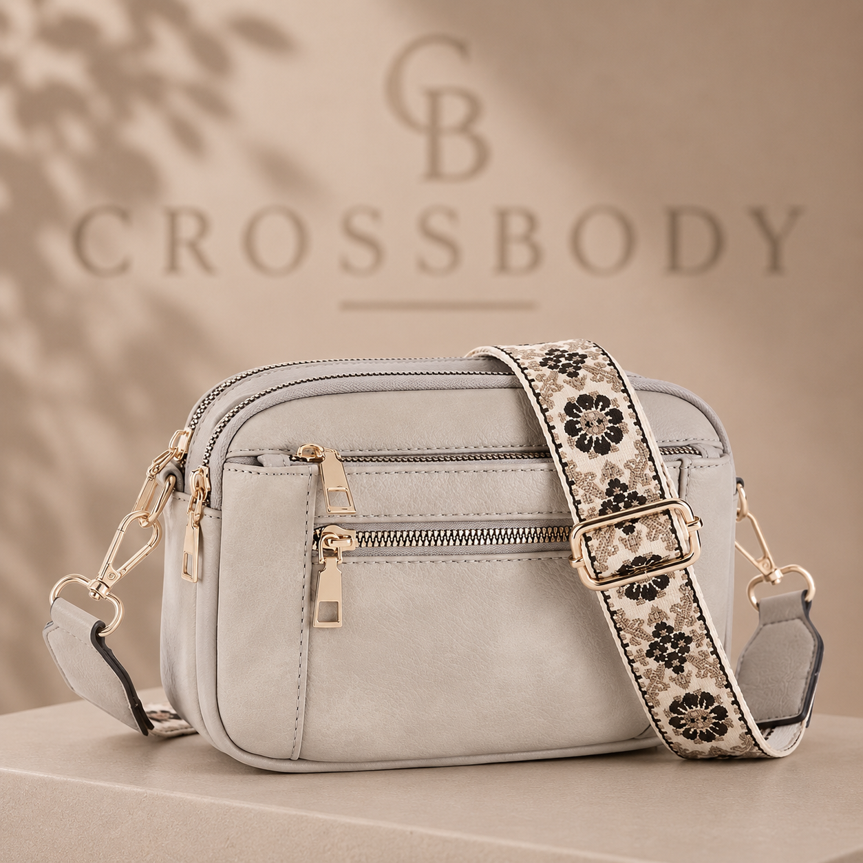 Multi-Pocket Crossbody Bag